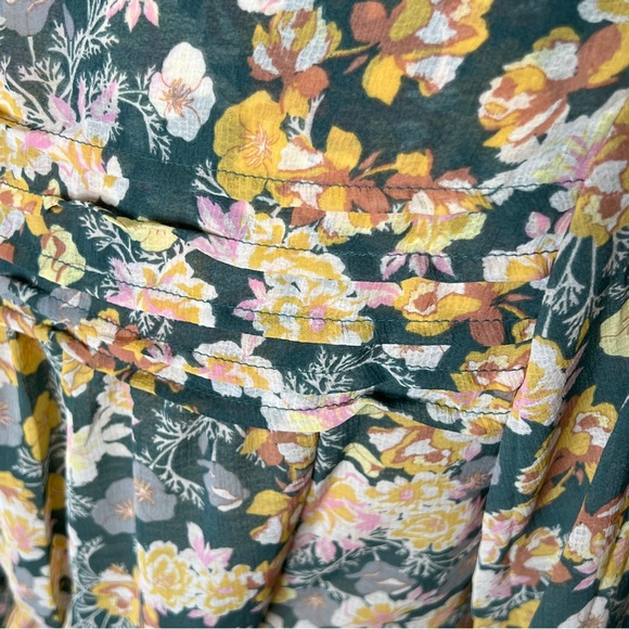 Free People Maybel floral long sleeve blouse - Picture 6 of 11